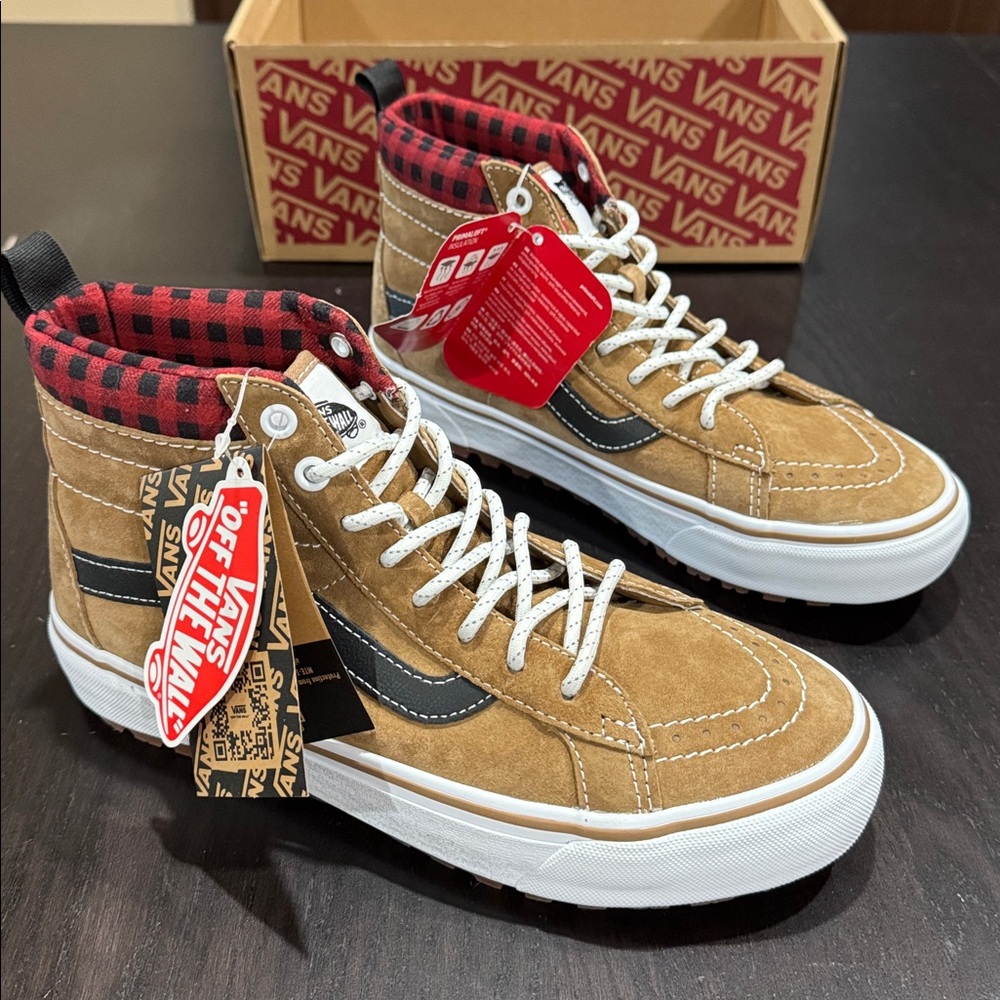 Vans Sk8-Hi MTE-1 Plaid Brown